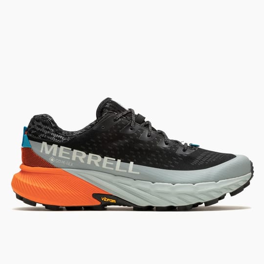 Merrell Agility Peak 5 Gtx Black/Tangerine | Fjellsport.no