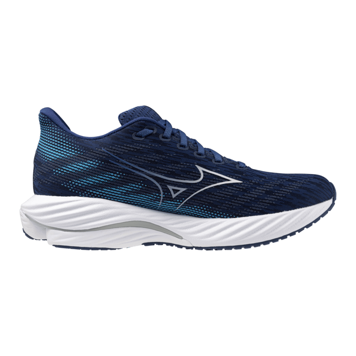 Mizuno Men's Wave Rider 28 Estate Blue/White/River Blue Mizuno