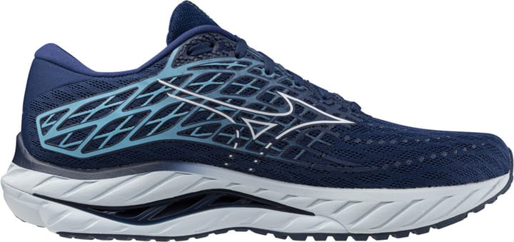 Mizuno Men's Wave Inspire 20 Estate Blue/White/River Blue Mizuno