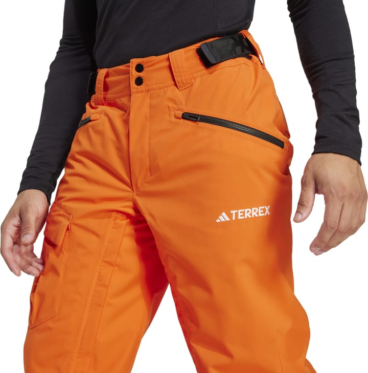 Adidas Men's Terrex Xperior 2L Insulated Tech Pants Semi Impact Orange/White Adidas