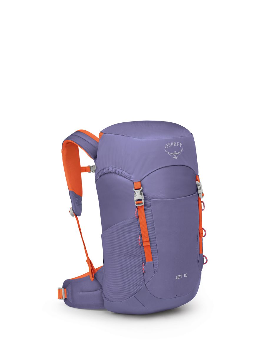 Osprey Kids' Jet 18 Euphoria Purple/mars Orange