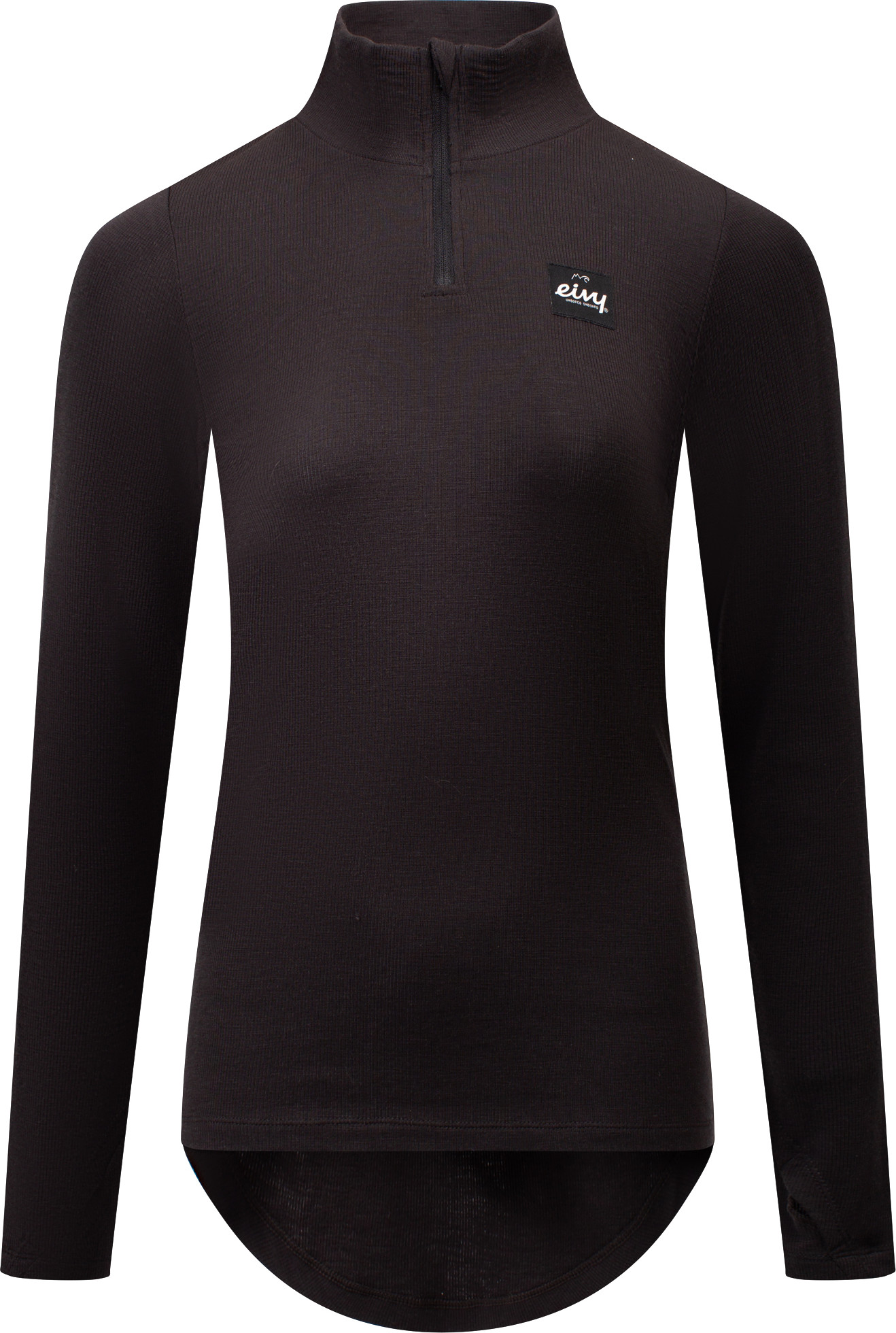 Eivy Women’s Journey Wool Rib Top Black