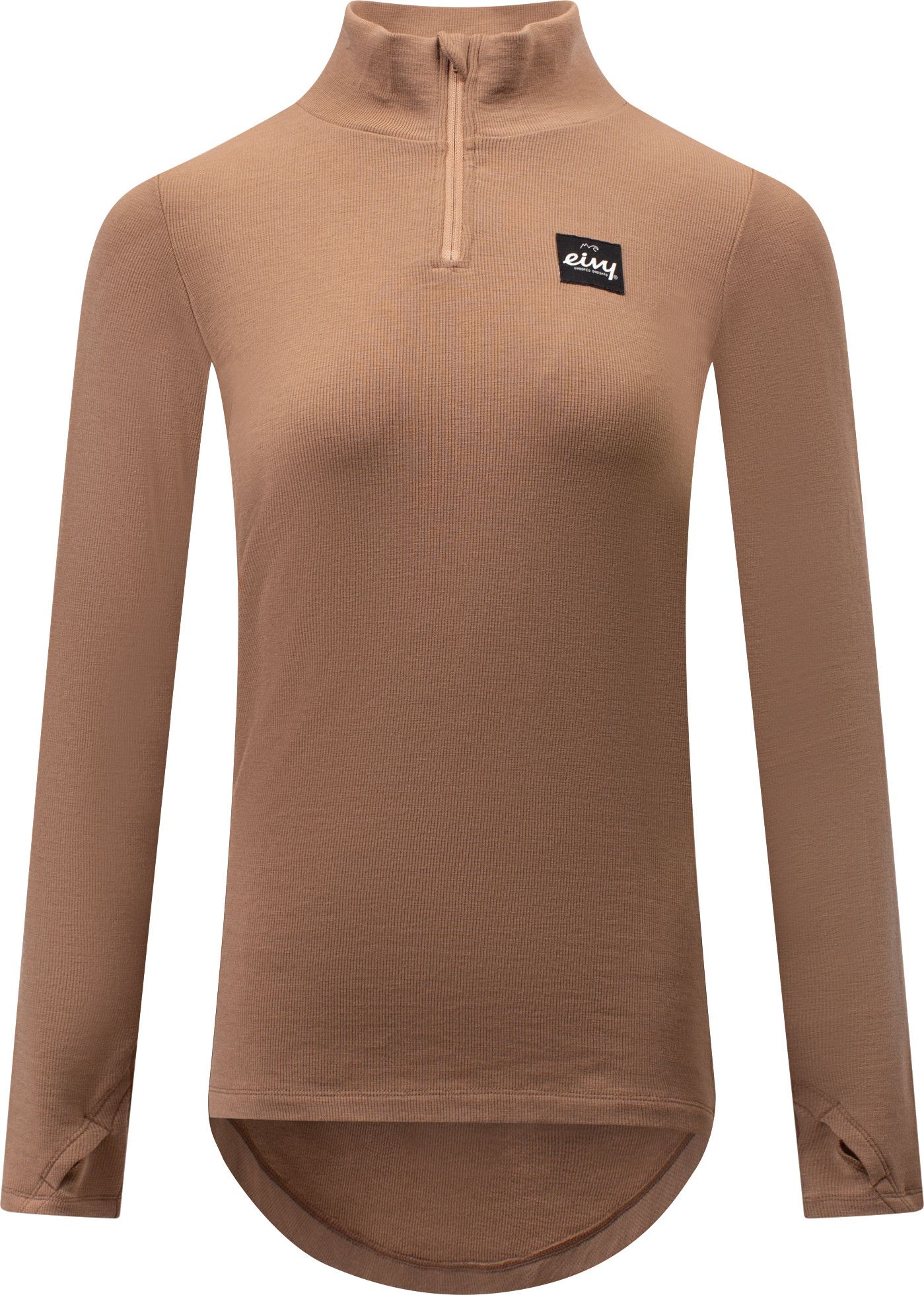 Eivy Women's Journey Wool Rib Top Light Brown