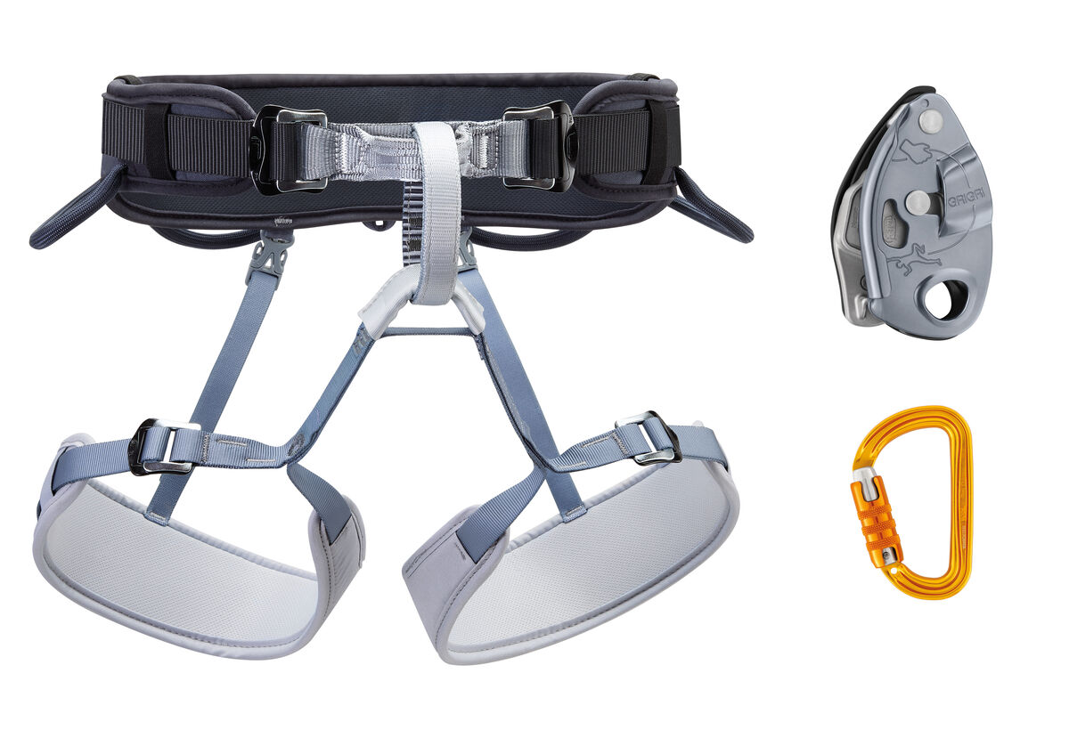 Petzl Kit Corax Grigri Sm’D Dark Gray