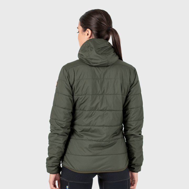 Fjällräven Women's Keb Padded Hoodie Deep Forest Fjällräven