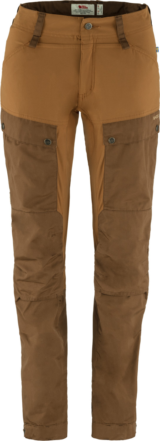 Fjällräven Women’s Keb Trousers Curved Timber Brown-Chestnut