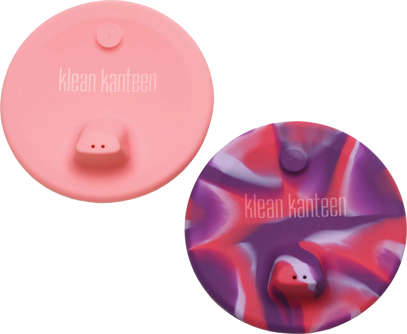 Klean Kanteen Kid Cup Sippy Lid 2-Pack Pink Tie Dye