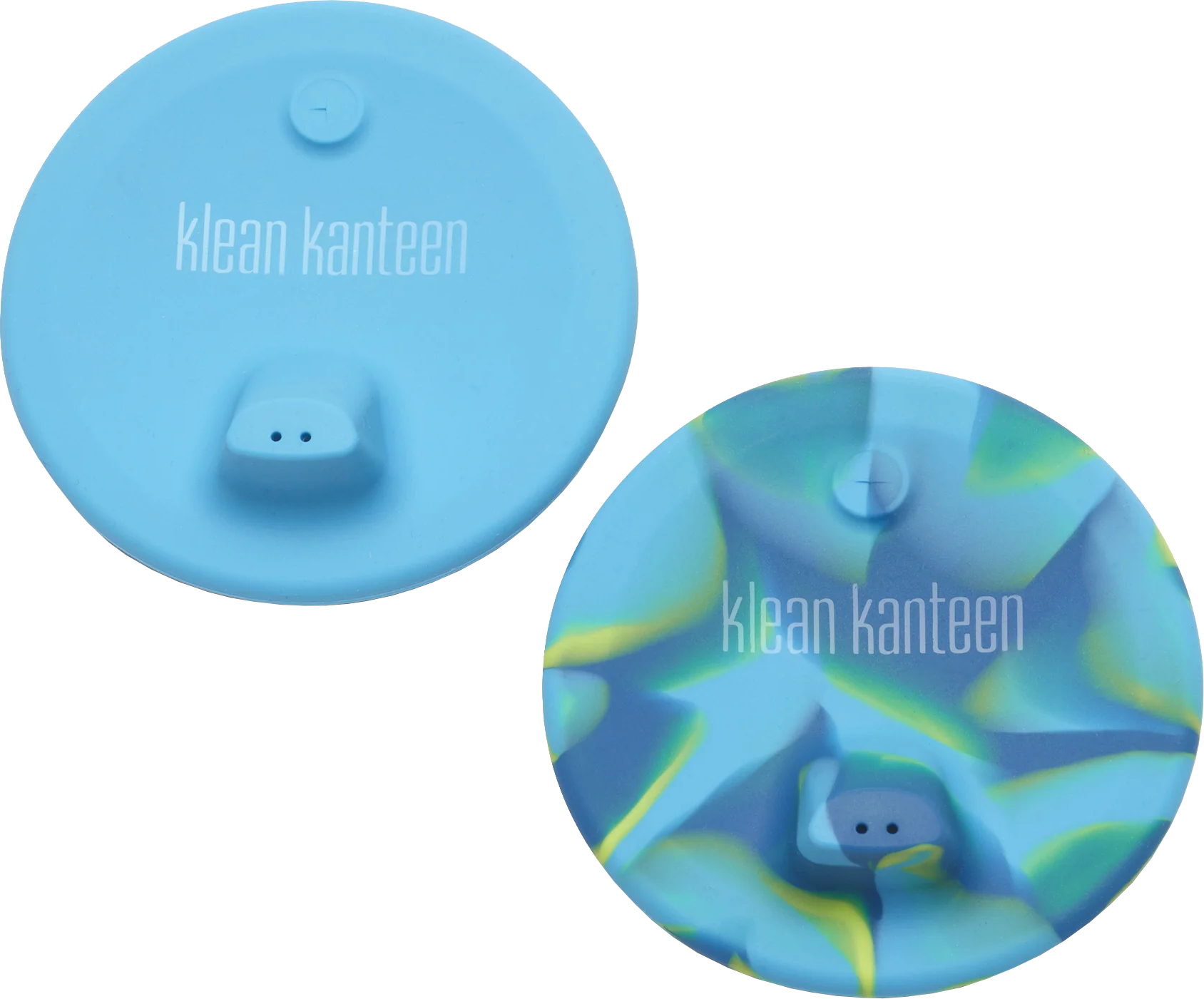 Klean Kanteen Kid Cup Sippy Lid 2-Pack Blue Tie Dye