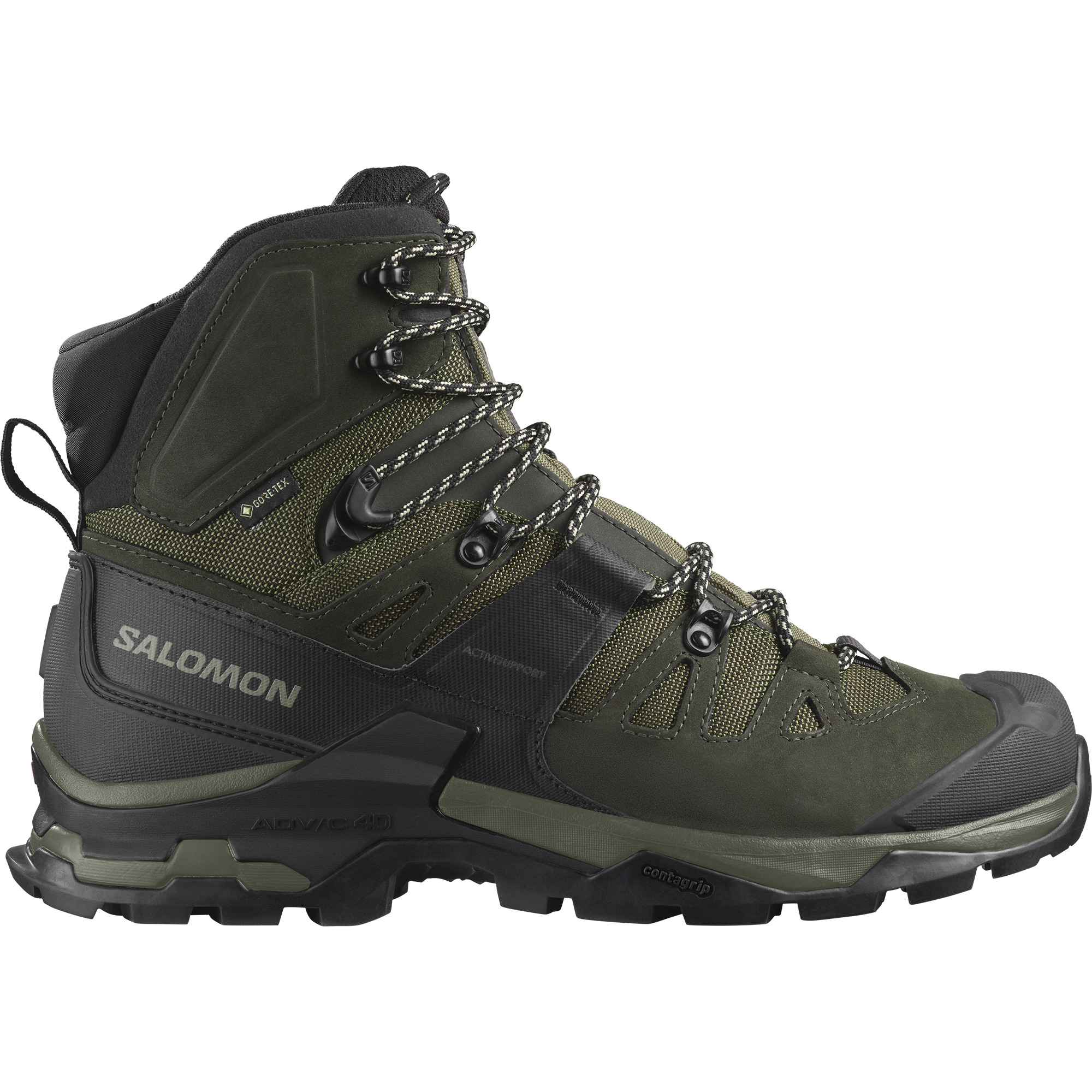 Salomon Men’s Quest 4 Gore-Tex Olive Night/Peat/Safari