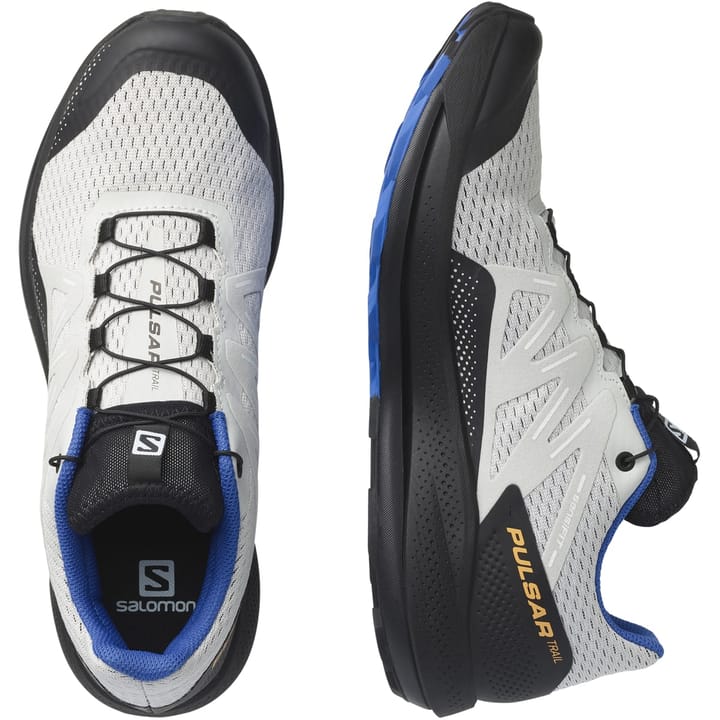 Salomon Men's Pulsar Trail Lunar Rock/Black/Dazzling Blue Salomon