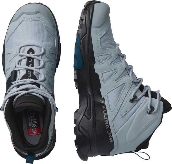 Salomon Women's X Ultra 4 Mid Wide GORE-TEX Quarry/Black/Legion Blue Salomon