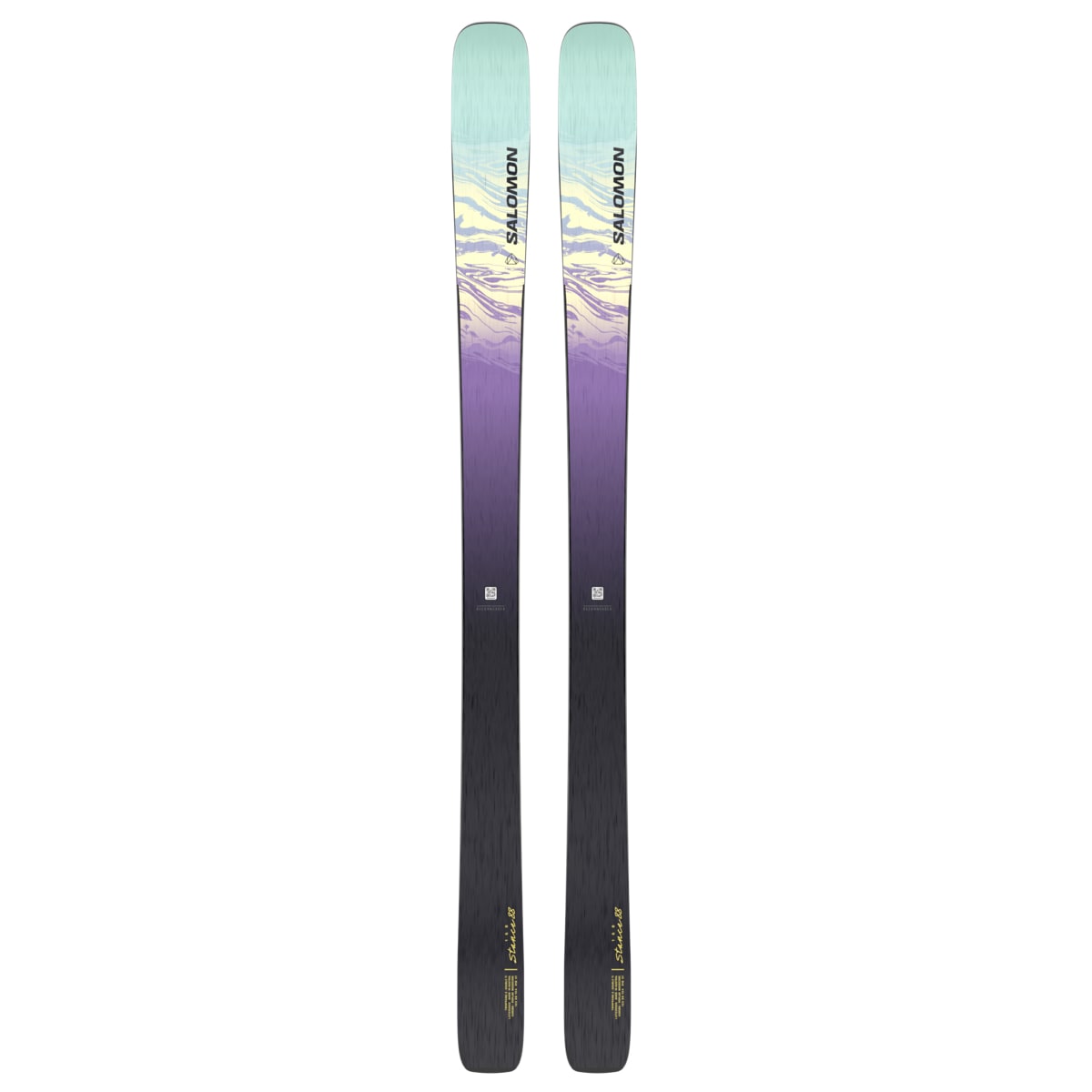 Skis | Stance 88 W Black / Chive Blossom / Aquatic | Salomon