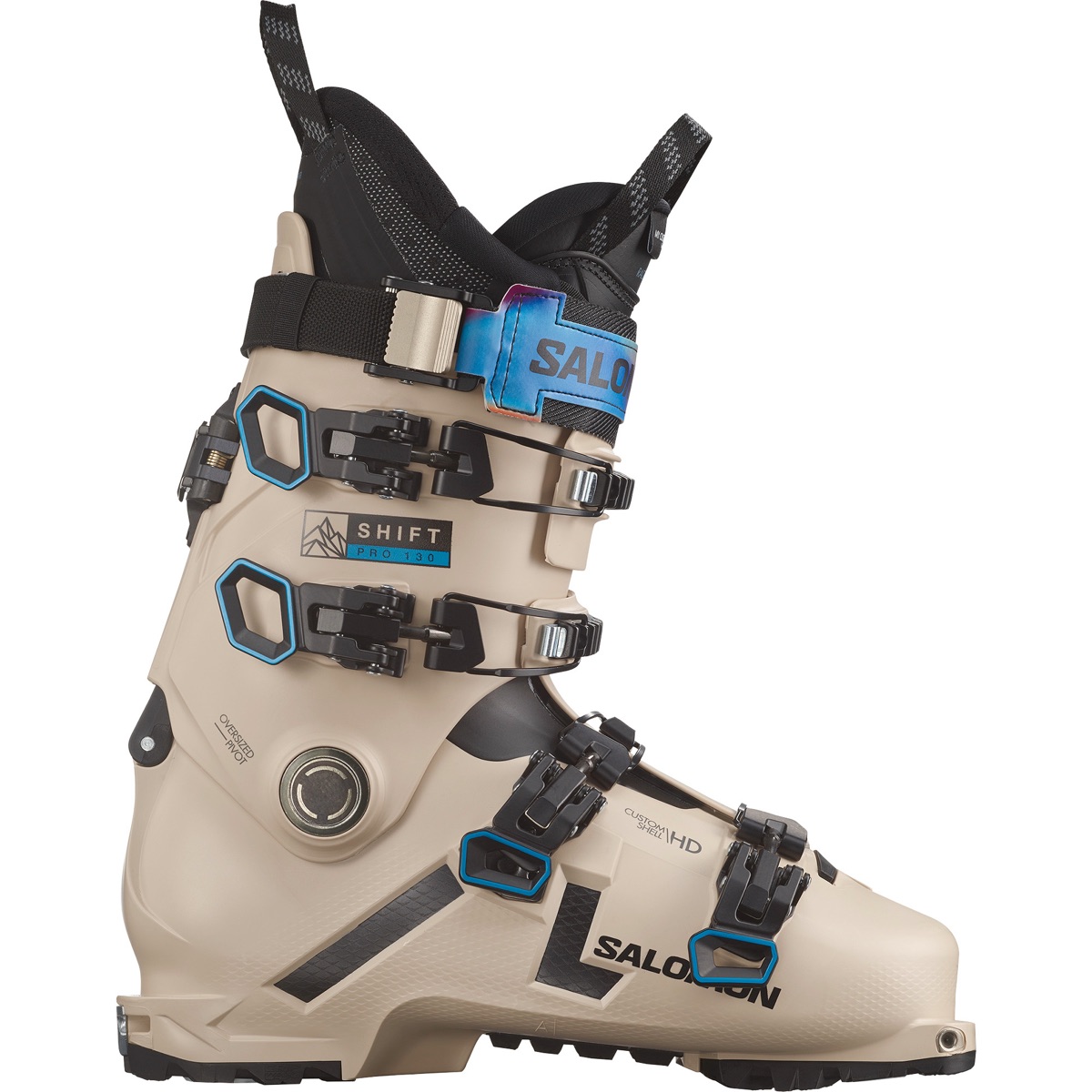 Ski Boots | Men's Shift Pro 130 AT Humus / Black / Process Blue | Salomon