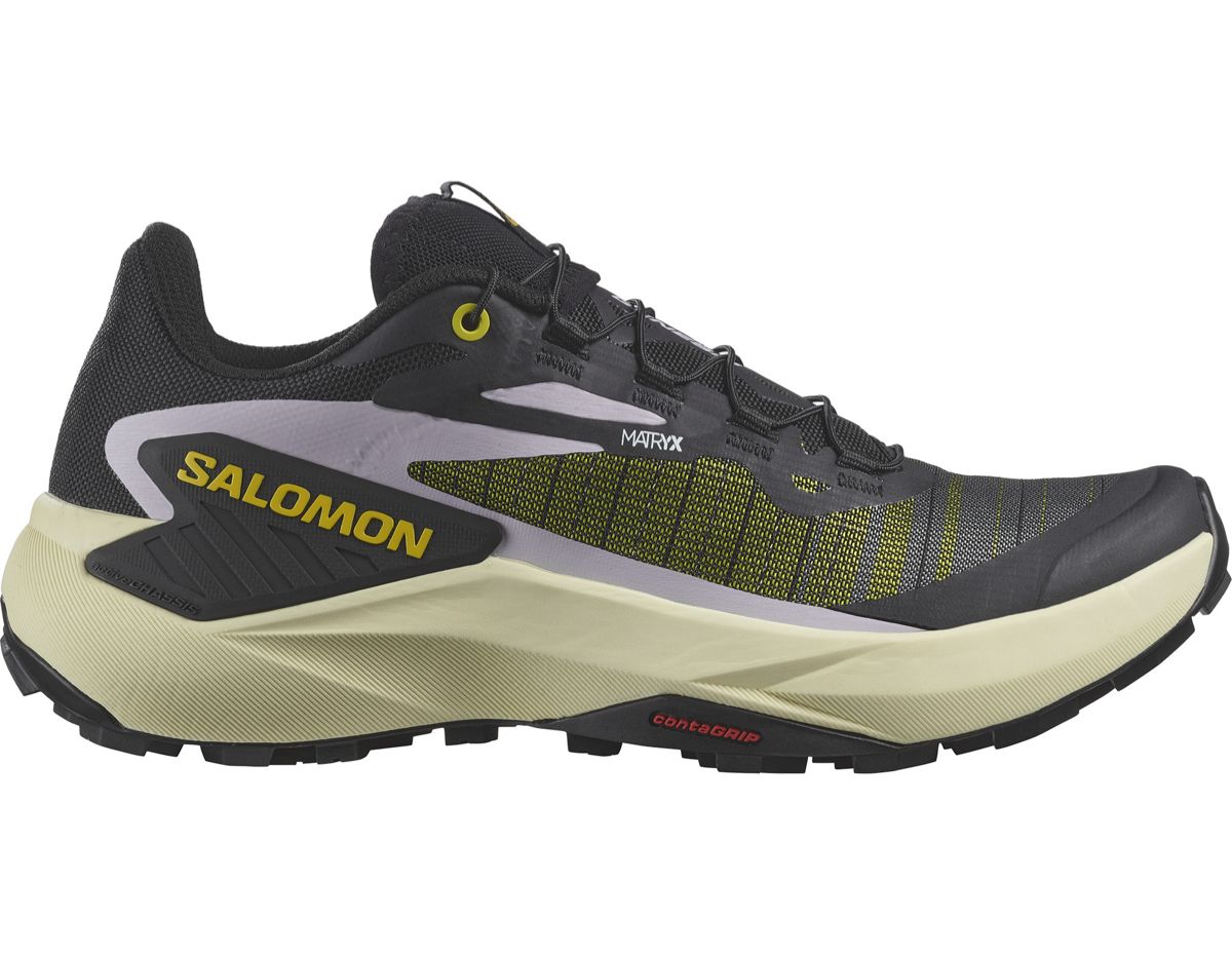 Salomon Women's Genesis Black / Sulphur Spring / Orchid Petal