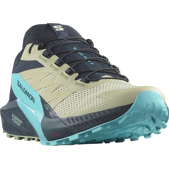 Salomon Men's Sense Ride 5 Alfalfa/Carbon/Peacock Blue Salomon