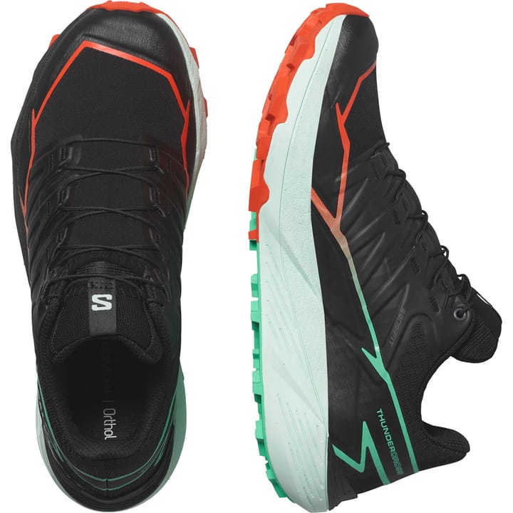 Salomon Women's Thundercross Black/Cherry Tomato/Electric Green Salomon