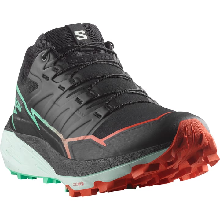 Salomon Women's Thundercross Black/Cherry Tomato/Electric Green Salomon