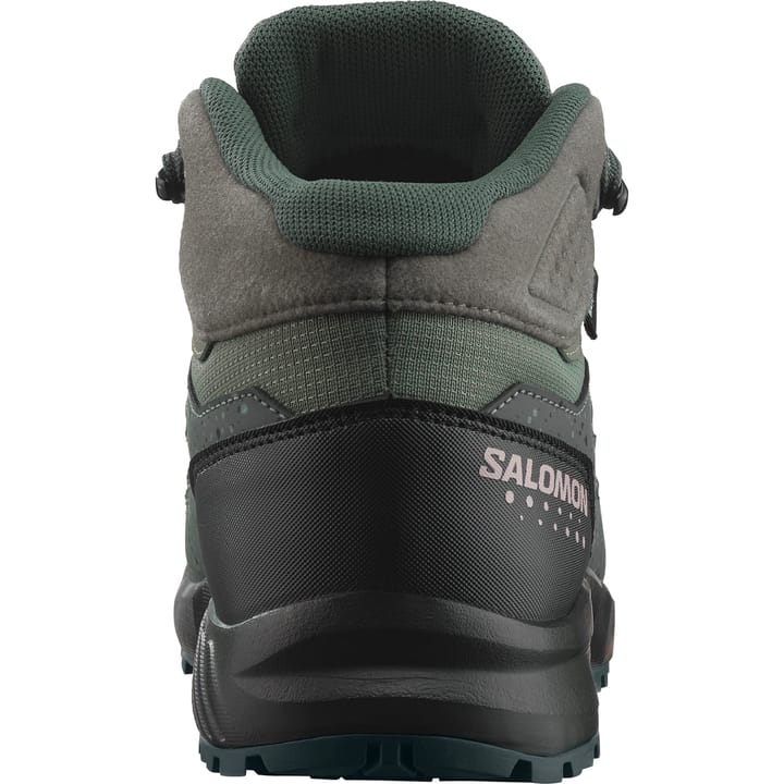 Salomon Juniors' Outway Mid ClimaSalomon Waterproof Agave Green/Black/Cadet Salomon