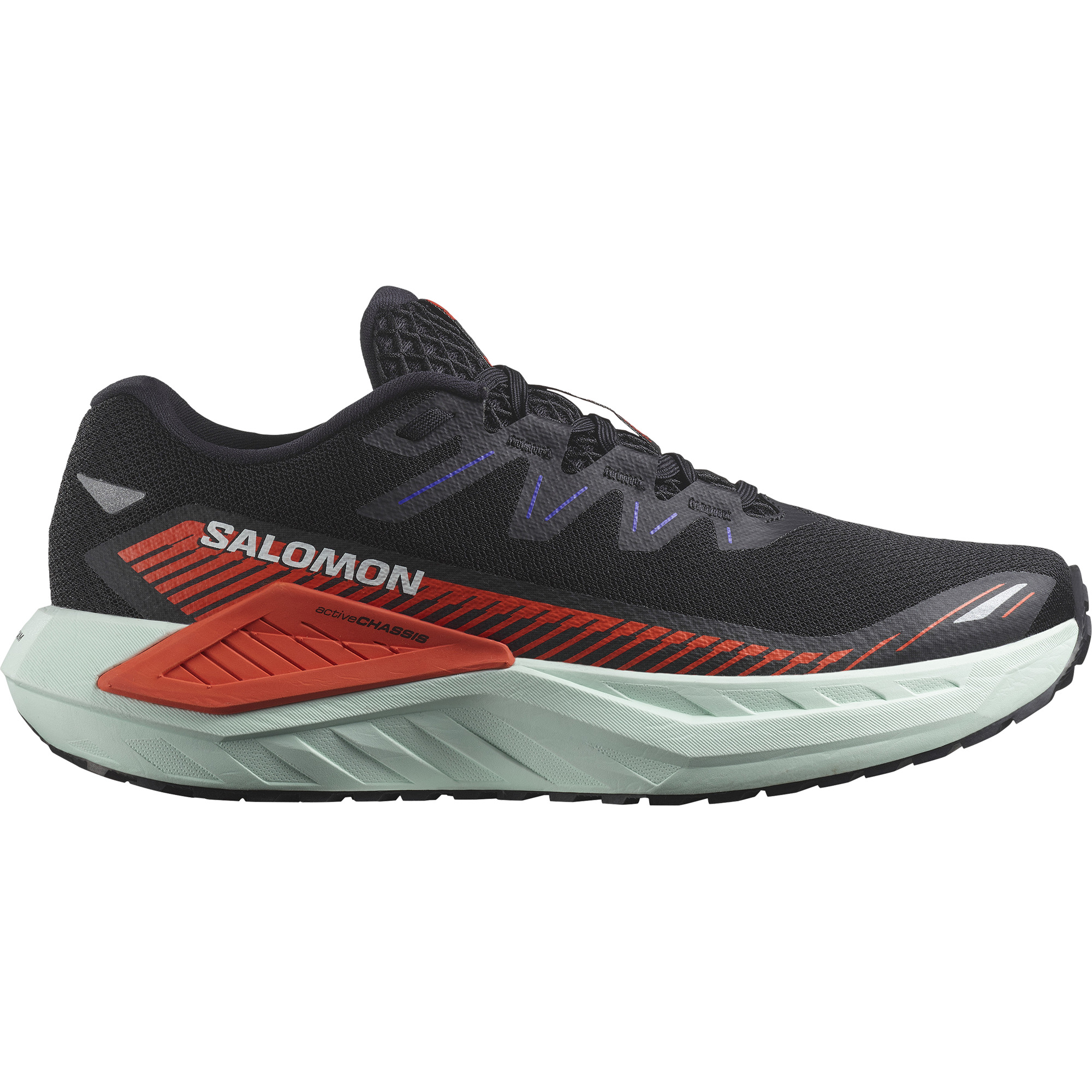 Salomon Men’s DRX Defy GRVL Black/Cherry Tomato/Bay