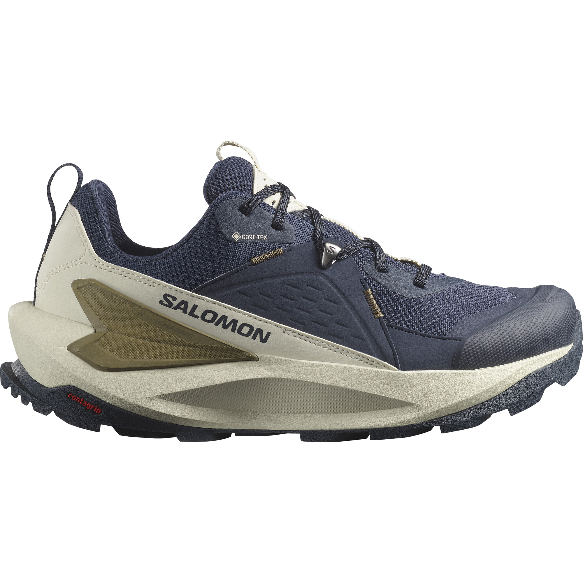 Salomon Men’s Elixir GORE-TEX Blue Nights/Almond Milk/Gothic Olive