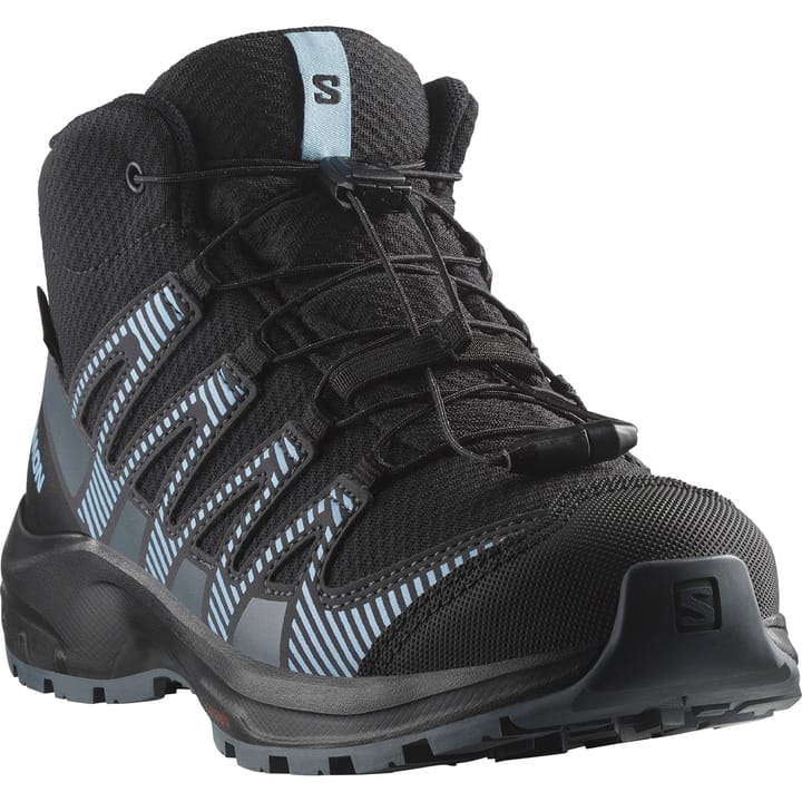 Salomon Juniors' XA Pro V8 Mid Climasalomon Waterproof Black/Neptune/Alaskan Blue Salomon