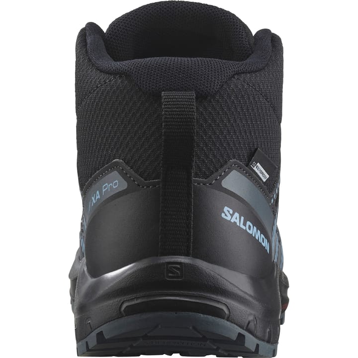 Salomon Juniors' XA Pro V8 Mid Climasalomon Waterproof Black/Neptune/Alaskan Blue Salomon