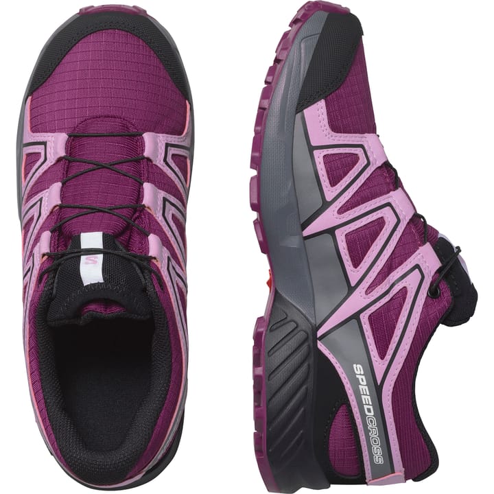 Salomon Juniors' Speedcross ClimaSalomon Waterproof Plum Caspia/Orchid Bouquet/Black Salomon