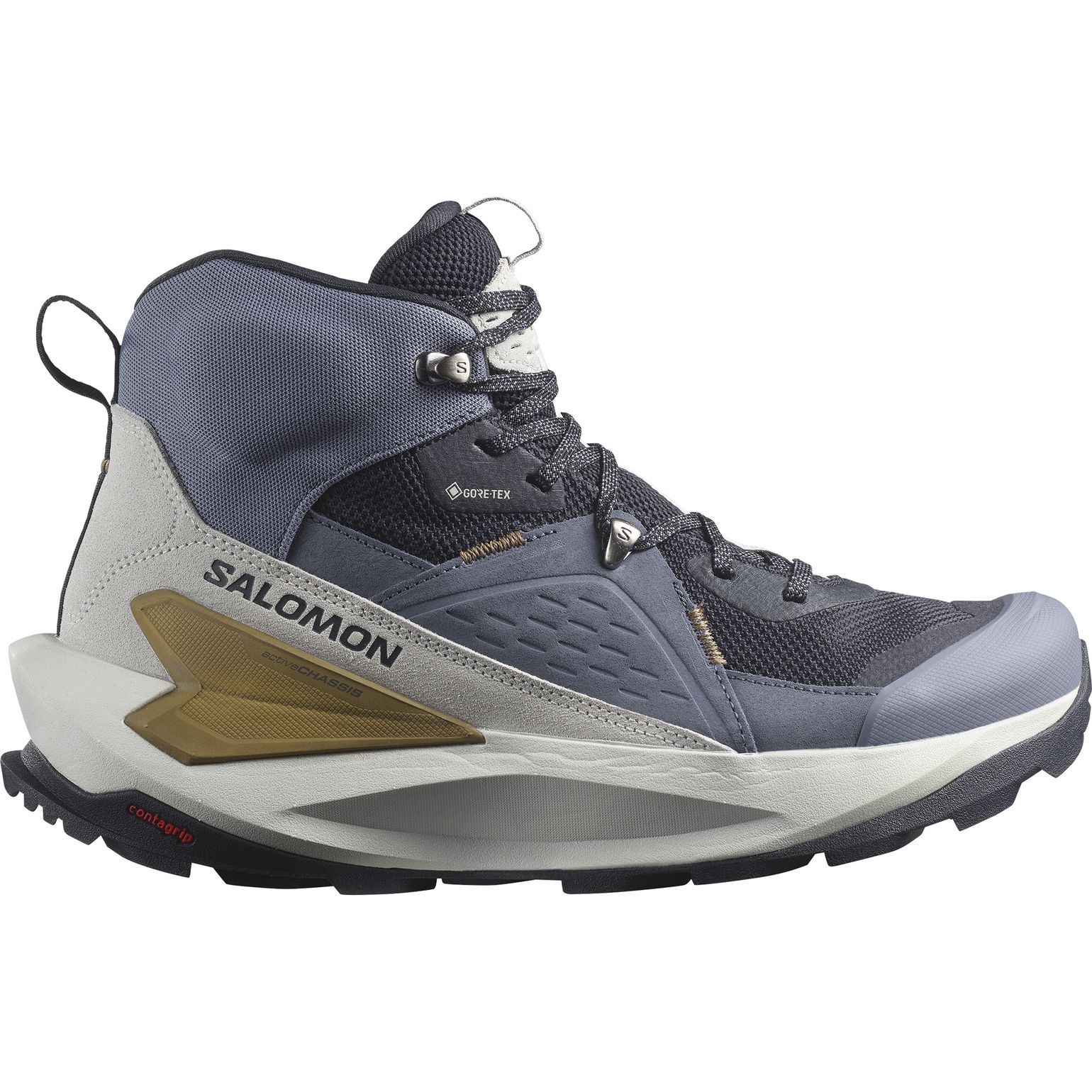 Salomon Men's Elixir Mid GORE-TEX Dark Navy/Grisaille/Gray Violet