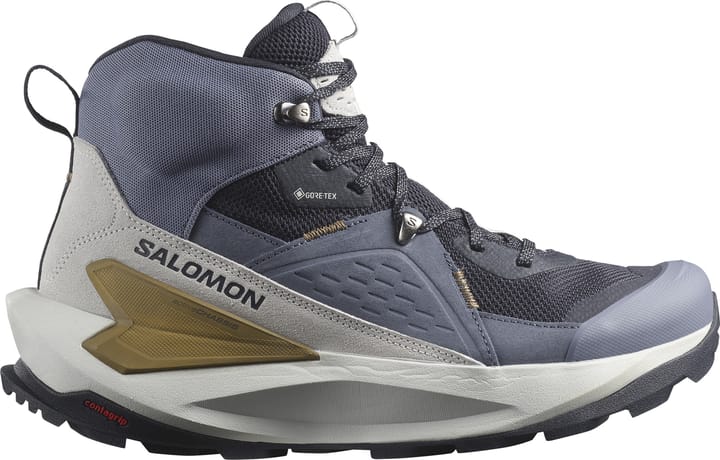 Salomon Men's Elixir Mid GORE-TEX Dark Navy/Grisaille/Gray Violet 100 Salomon