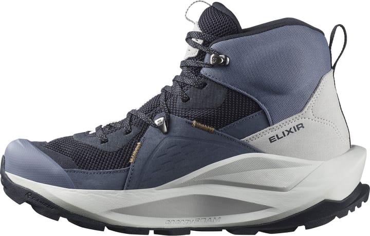 Salomon Men's Elixir Mid GORE-TEX Dark Navy/Grisaille/Gray Violet 100 Salomon