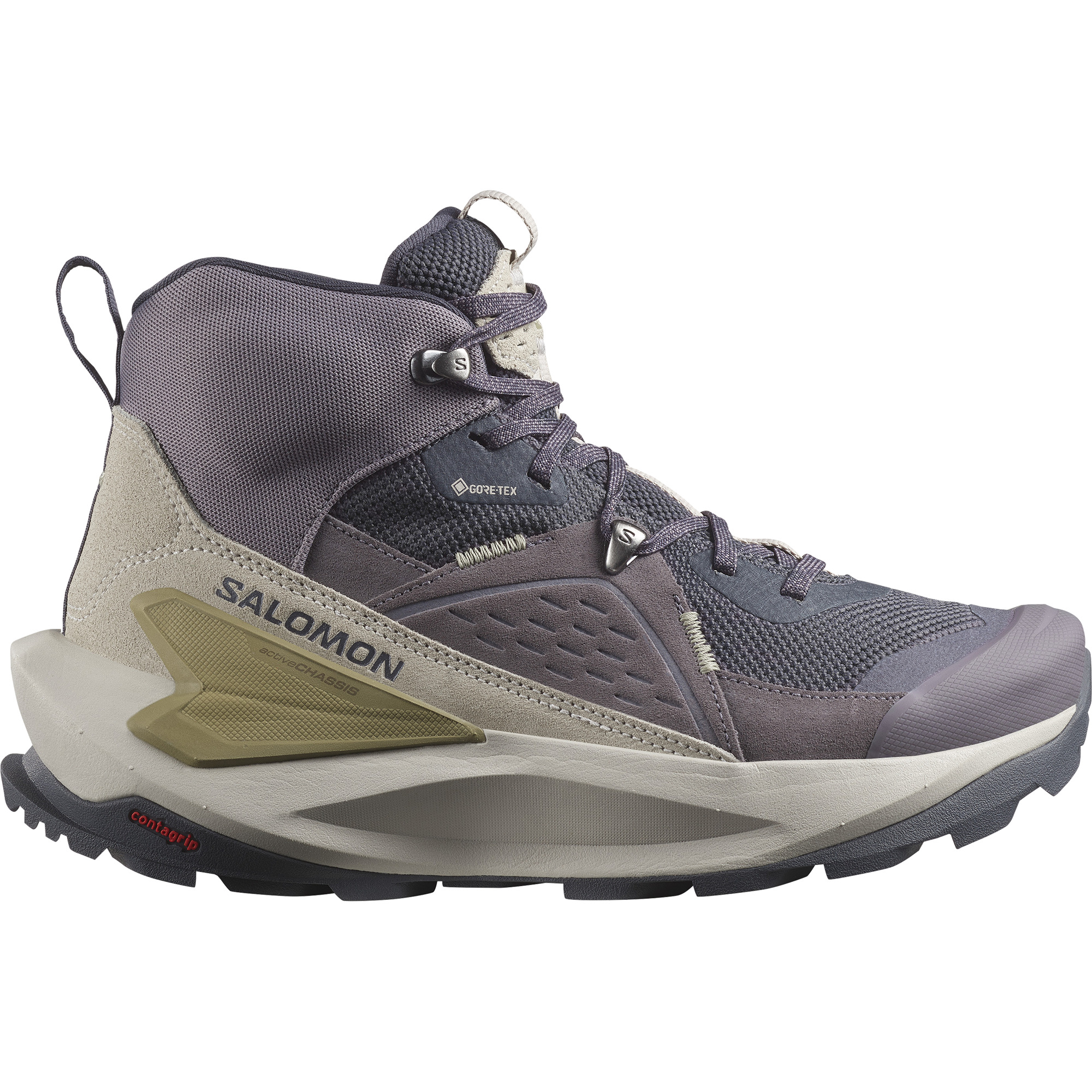 Salomon Women’s Elixir Mid GORE-TEX Nine Iron/Shark/Silver Cloud