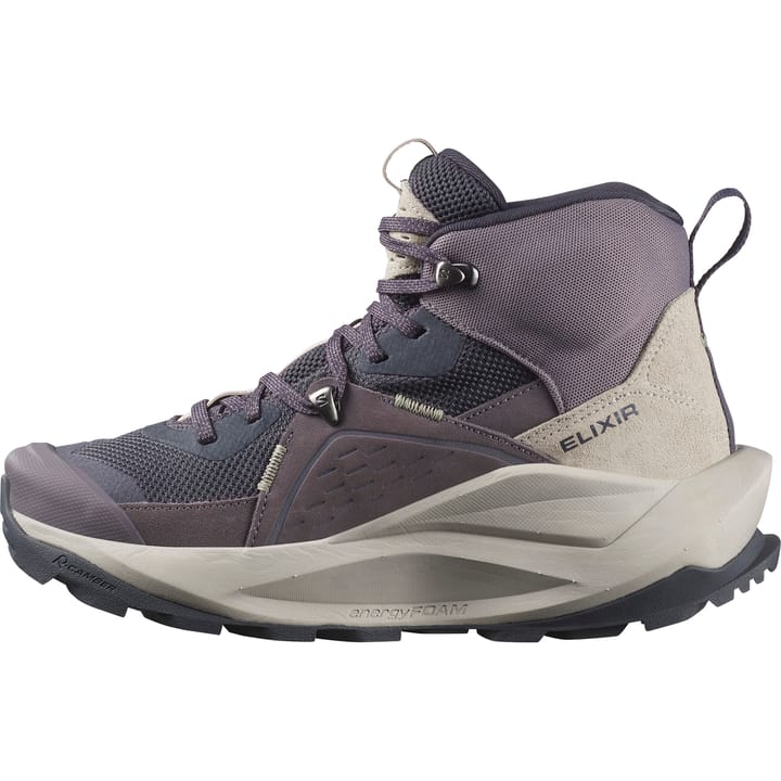 Salomon Women's Elixir Mid GORE-TEX Nine Iron/Shark/Silver Cloud Salomon