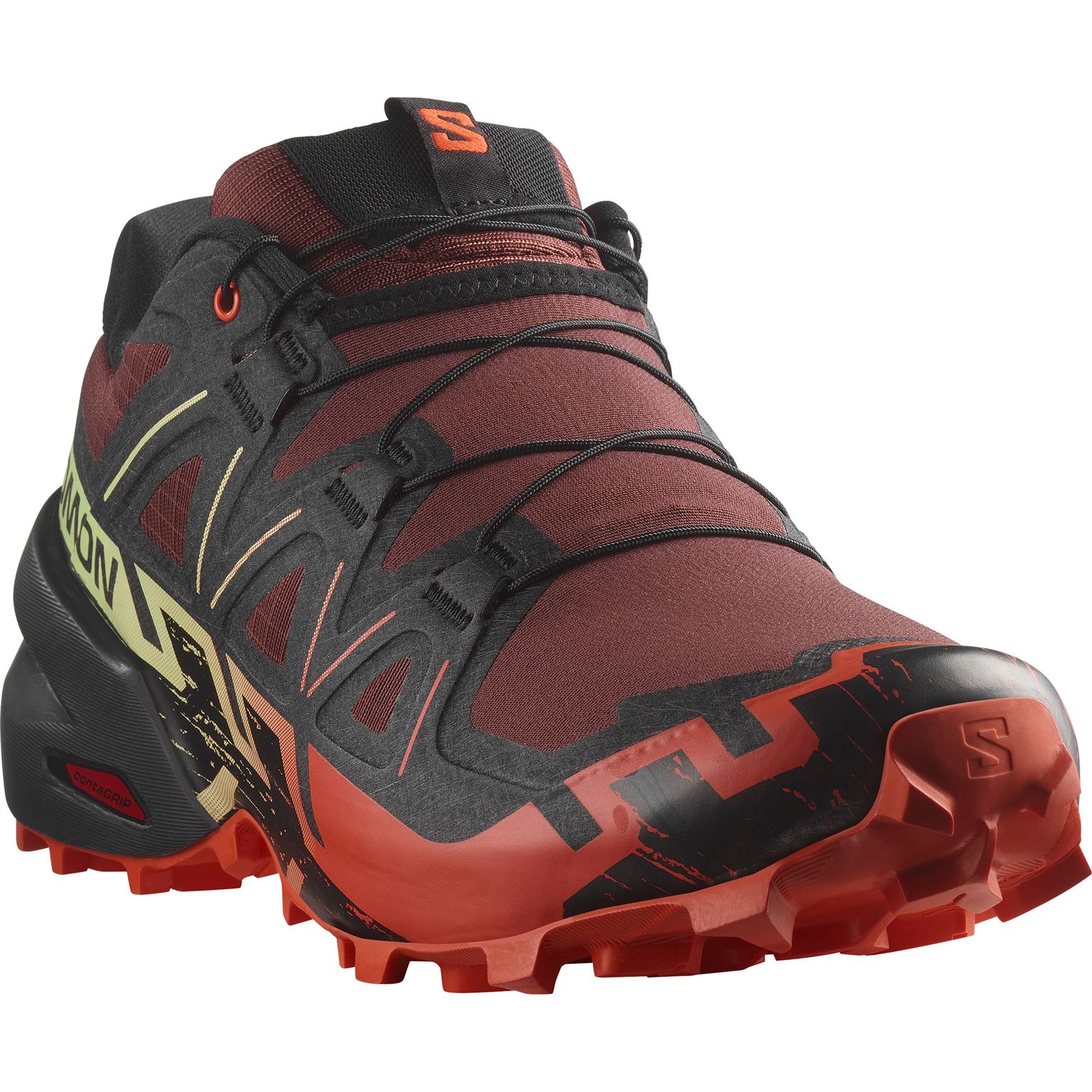 Salomon Men's Speedcross 6 Rum Raisin / Cherry Tomato / Cognac