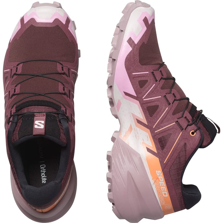 Salomon Women's Speedcross 6 Catawba Grape/Papaya/Deauville Mauve Salomon