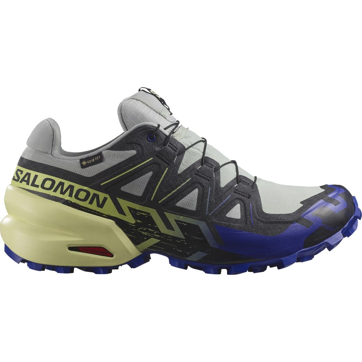 Salomon Men's Speedcross 6 GORE-TEX Wrought Iron / Clematis Blue / Sharp Green