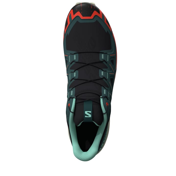 Salomon Women's Speedcross 6 GORE-TEX Black/Electric Green/Cherry Tomato Salomon