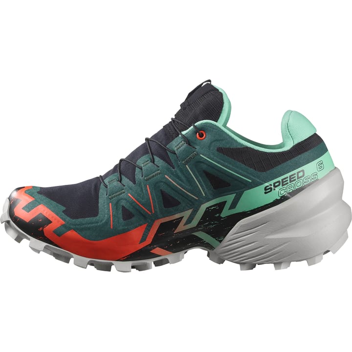 Salomon Women's Speedcross 6 GORE-TEX Black/Electric Green/Cherry Tomato Salomon