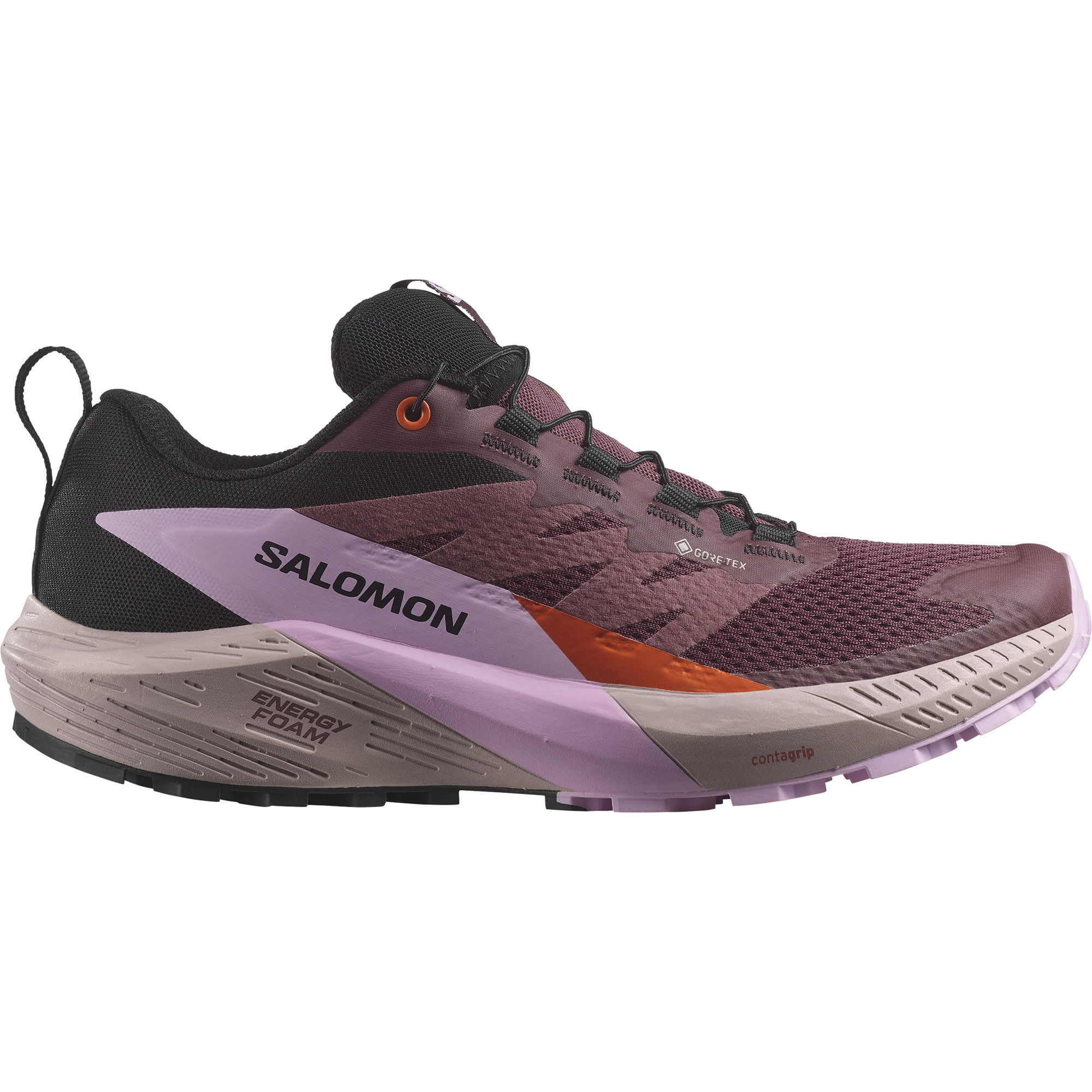 Salomon Women’s Sense Ride 5 GORE-TEX Catawba Grape/Orchid Bouquet/Cherry Tomato