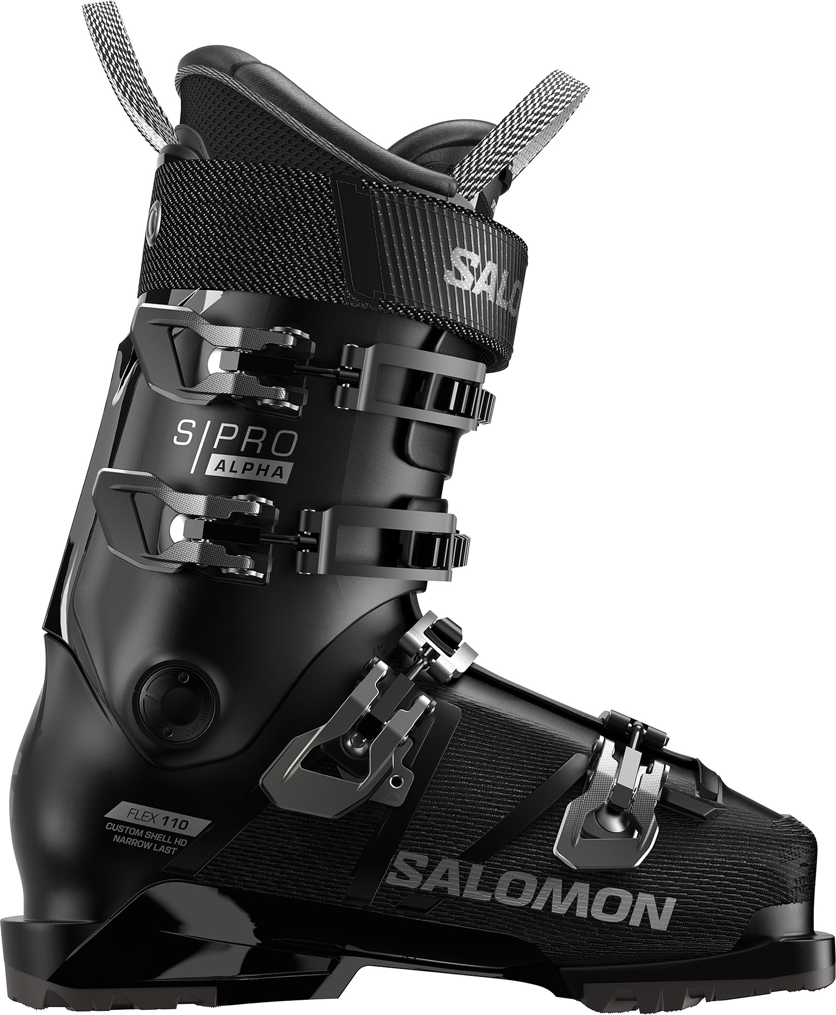 Salomon Men’s S/Pro Alpha 110 Black/Dark Grey Met./Black