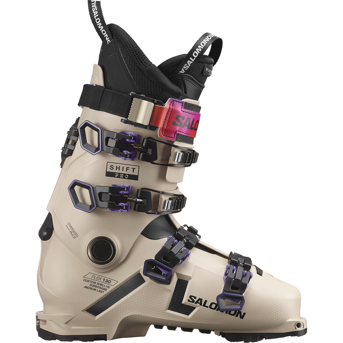 Ski Boots | Shift Pro 130 At Humus / Black / Black | Salomon