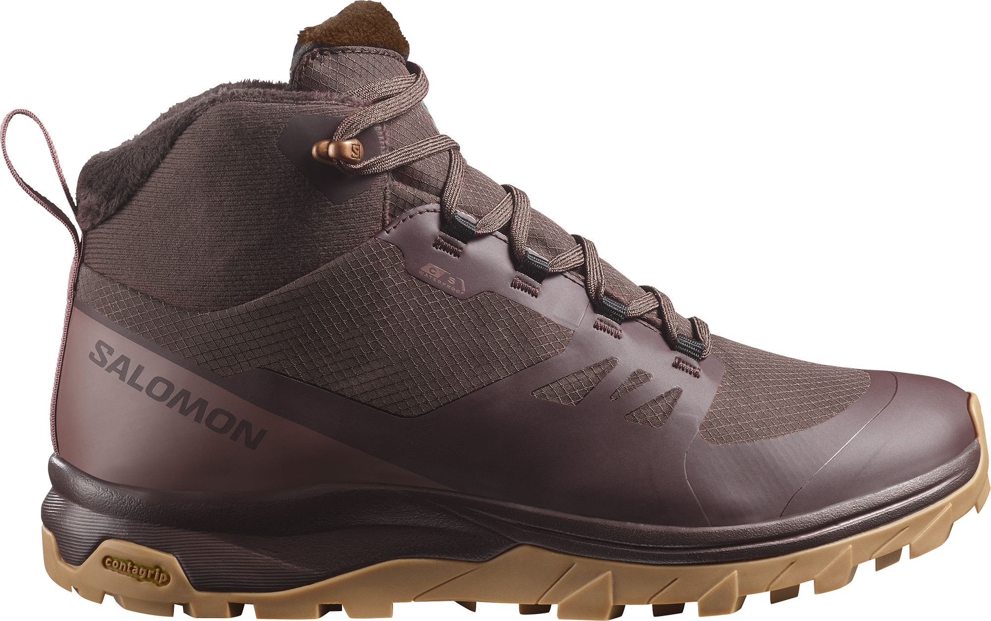 Salomon Women’s Outsnap CSWP Black Coffee/Peppercorn/Gum #4