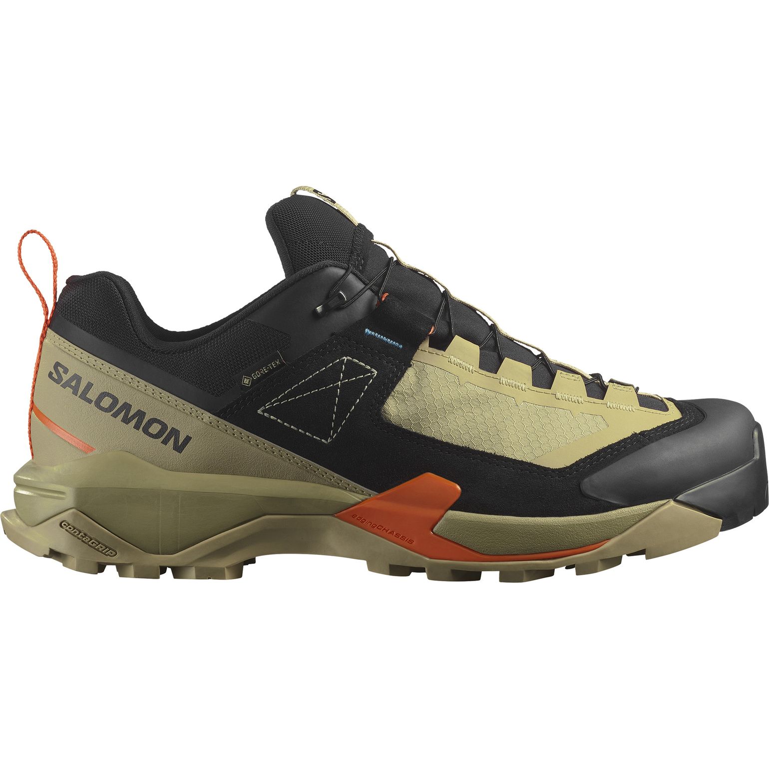 Salomon Men's X Ultra Alpine GORE-TEX Sponge/Black/Red Orange