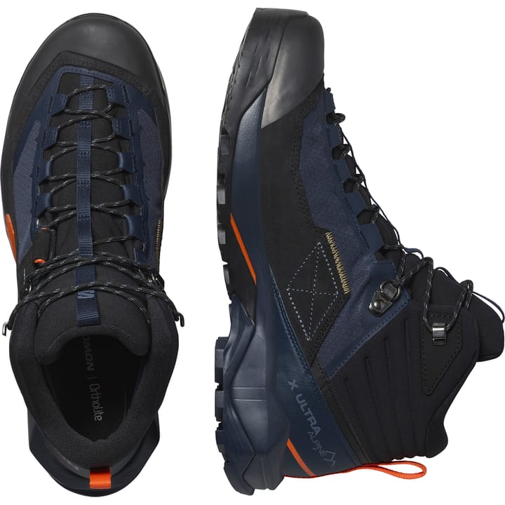 Salomon Men's X Ultra Alpine Mid GORE-TEX Blue Nights/Black/Red Orange Salomon