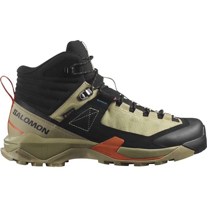 Salomon Men's X Ultra Alpine Mid GORE-TEX Sponge/Black/Red Orange Salomon