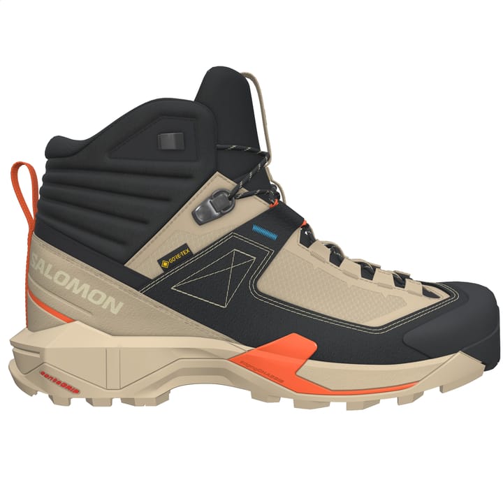 Salomon Men's X Ultra Alpine Mid GORE-TEX Sponge/Black/Red Orange Salomon