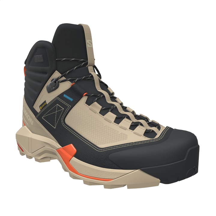 Salomon Men's X Ultra Alpine Mid GORE-TEX Sponge/Black/Red Orange Salomon