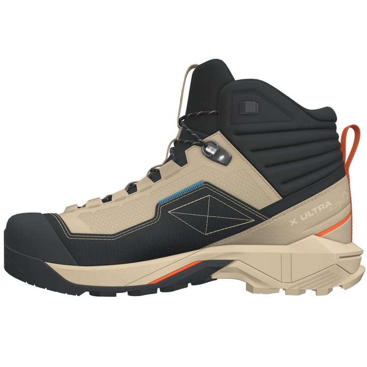 Salomon Men's X Ultra Alpine Mid GORE-TEX Sponge/Black/Red Orange Salomon