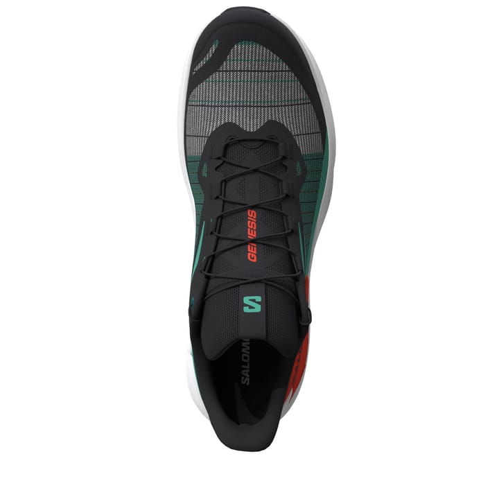 Salomon Men's Genesis Black / Electric Green / Cherry Tomato Salomon