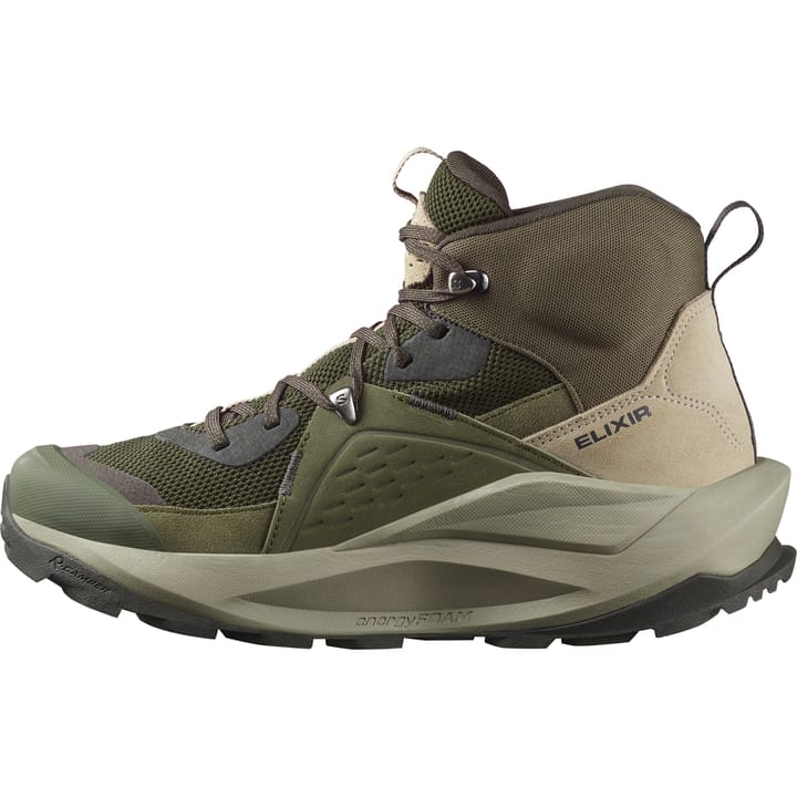 Salomon Men's Elixir Mid GORE-TEX Peat/Vintage Khaki/Castlerock Salomon