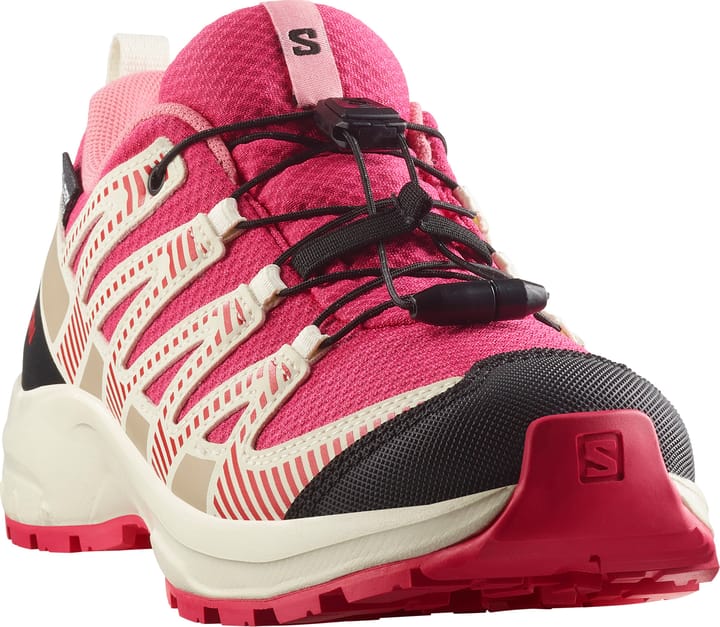 Salomon Kids' XA Pro V8 Waterproof Rouge Red/vanilla Ice/flamingo Pink Salomon